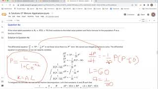 Deriving General Solution to the Logistic Population Model