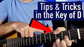Stupidly Easy Guitar Tricks in the Key of D