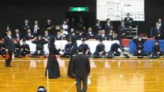 H22全日本学生剣道優勝大会 準々2 東海対専大 次鋒五将