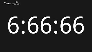 6h66m66s Countup Timer