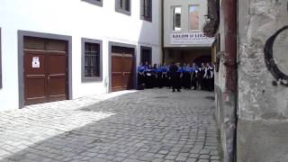 Czech Choir in the streets of Bratislava