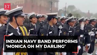 Republic Day 2024 rehearsal: Indian Navy Band steals the show with ‘Monica Oh My Darling’ rendition