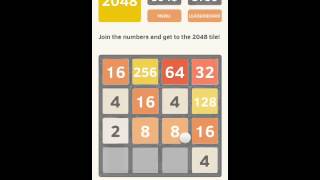 2048 BEST STRATEGY HOW TO WIN EVERY TIME!!