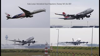 Kuala Lumpur International Airport Departures | Runway 14R | Dec 2021