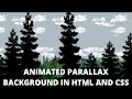 Animated Parallax Background in HTML and CSS