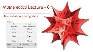 Derivative & Integration in MATHEMATICA | Tutorial - 8