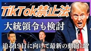 TikTokの行方はどうなる？「トランプが大統領令で禁止令の延期を検討中」「イーロンマスクが買収する」といった報道も...！TikTokのタイムリミット「2025年1月19日」の行方は？