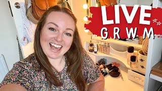🔴 LIVE • GET READY WITH ME & CHATTY CATCH UP!