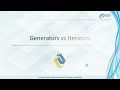 Python Generators vs Iterators