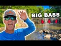 I Caught a GIANT BASS at this SPILLWAY!