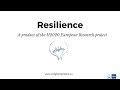 RESILIENCE: a documentary by the Institute for European Studies-ULB for H2020 project ENLIGHTEN