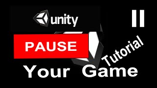 Unity Pause Your Game Easiest Way - Unity Pause Game Tutorial