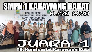 TARI KREASI DARI BAMBU - SMPN 1 KARAWANG BARAT FLS2N 2020 (Juara 1 Tk. Komisariat Karawang Kota)