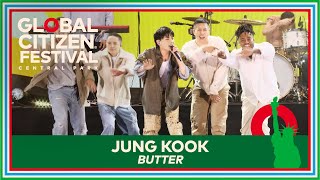 Jung Kook Performs BTS Song 'Butter' | Global Citizen Festival 2023