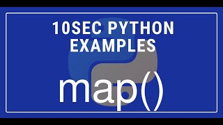 10sec Python Examples map() Built in Function by Code Recipe