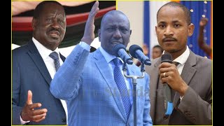 RAILA MUST WIN,WE DONT NEED RUTO! BABU OWINO FIRES AT RUTO ON SUPPORTING RAILA IN AU