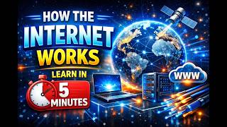 How Internet Works ? In-depth animated video for students. SkillByte