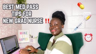 MED PASS TIPS & TRICKS EVERY NURSE SHOULD KNOW | Med Pass Tips For New Grad Nurse