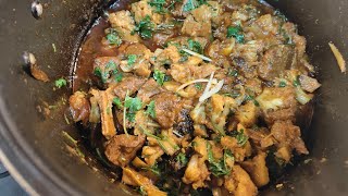 Gobhi gosht recipe l cauliflower meat recipe 😋 l healthy and tasty recipe