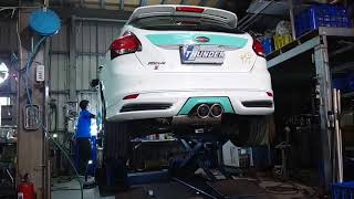 雷力 FORD 14 FOCUS MK3 2.0 中段、仿ST包中雙出超跑尾段│THUNDER FORD 14 FOCUS MK3 2.0  MID PIPE、MUFFLER SC-TYPE