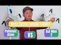 DJI Mini 2 vs. Potensic Atom - Best cheap 4k drone with stabilization