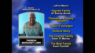 Theresa Margaret Lubin ~ Long Obituary