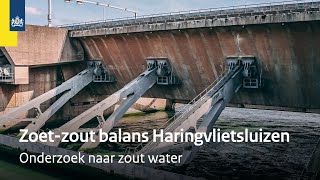 Haringvlietsluizen | Onderzoek naar zout water