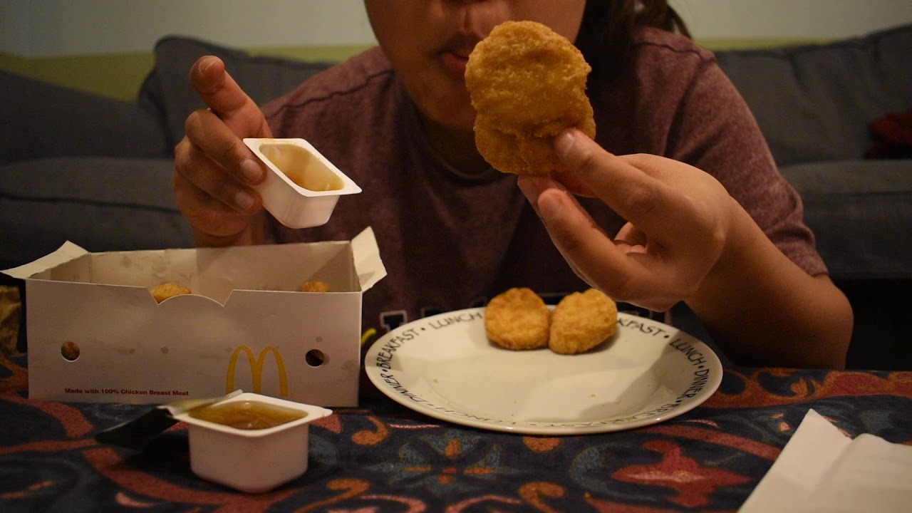 20 McDonald's Chicken Nuggets Mukbang - YouTube