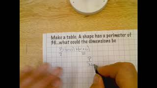 chapter 8 Area Perimeter Gr 4/5  review