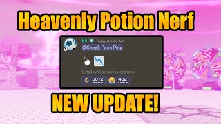 Sol's RNG Heavenly Potion Nerf?? NEW UPDATE!