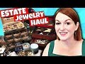 $90 Estate Sale Jewelry Haul - Learn to Sell Jewelry Online - Sell Vintage Jewelry on Ebay & Etsy