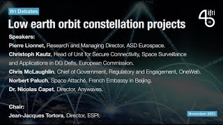 Low earth orbit constellation projects