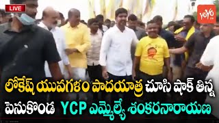 Penukonda YCP MLA Sankaranarayana Shocked by Seeing  NARA Lokesh Yuvagalam Padayatra DAY 55|YOYO TV