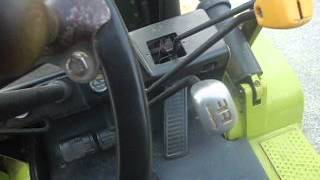 Clark Forklift Walkaround and Startup