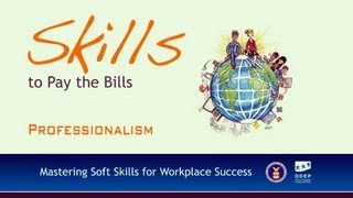 Soft Skills--Professionalism
