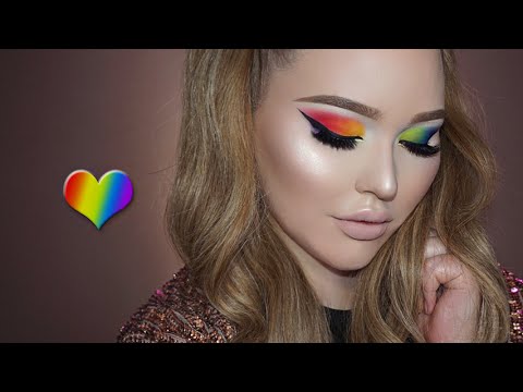 Pride Tribute Rainbow Eyes Makeup Tutorial Youtube