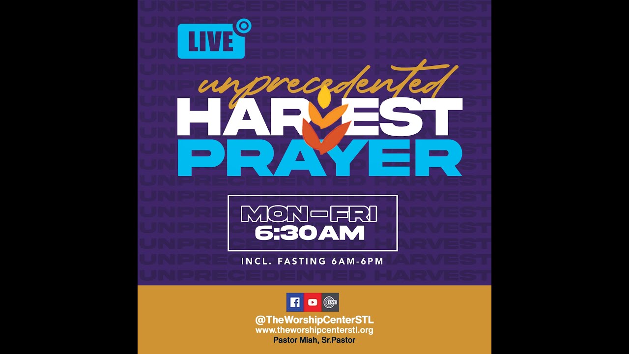 Harvest Prayer Day 5 Youtube