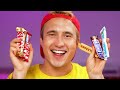 food of the same colors challenge prank wars by super hyper do