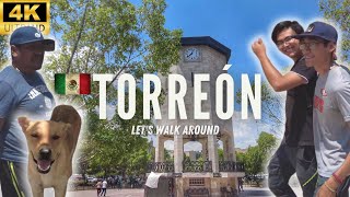 🇲🇽 TORREÓN, Coahuila IN 4K | HOT Midday CITY WALKAROUND! | MEXICO Travel 2022