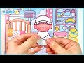 Paper diy✂️ Baby hospital care 🍼 ASMR 아기 돌보기 3탄 💕