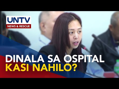 Cassandra Li Ong, isinugod sa ospital sa gitna ng pagdinig; Itinangging siya ay ‘dummy’