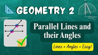 Transversals & Parallel Lines Explained | Geometry Angle Rules Made Easy! 🔥