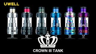 Official UWELL Crown III (Crown 3) SubOhm Tank for Vape Box Mods