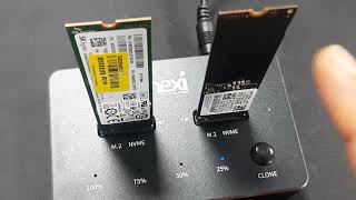 엠브미 메모리하드 복제기 ,NVMe 듀얼 도킹스테이션 모델명 NX-NVME-D2N 으로 복제, 복사, 백업하는 방법, 사용법