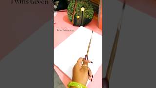 Leaf impression painting | monster leaf painting | #shorts #leafpainting #satisfying