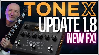 TONEX Pedal & Plugin NEW UPDATE from IK Multimedia. MODULATION AND DELAY FX Demo and play through!