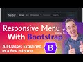Bootstrap 5 Responsive Mobile Menu in a few moments - HTML CSS Bootstrap