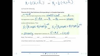 DE 8.2.3 - Complex Eigenvalues
