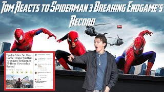 Tom Holland Reacts To Avengers: Endgame Record Break By Spider-Man: No Way Home Trailer