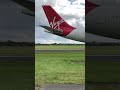 A Virgin Atlantic Airbus A330 taxiing past the RVP at Manchester Airport